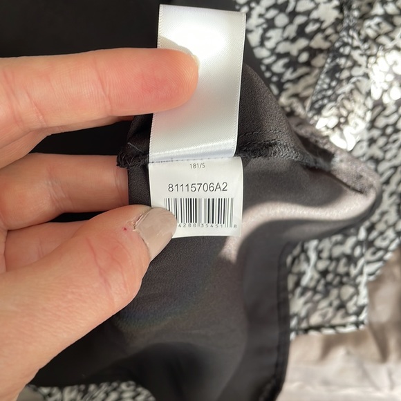 1.state Smock Bodice Ruffle Hem Long Sleeve Minidress Small, #6159269 - Picture 6 of 9